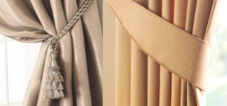 tassel and tied-back